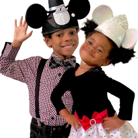 DISNEY Minnie Mouse Wedding Bride Veil Ears - OS White Costume Hat - Picture 5 of 5